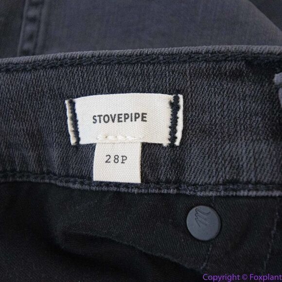 NEW Madewell Petite Stovepipe Jeans in Banberry Wash: Raw-Hem, P28 - Picture 13 of 16